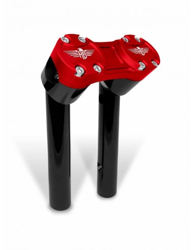 Riser Pullback 6" Nero/Rosso 1"