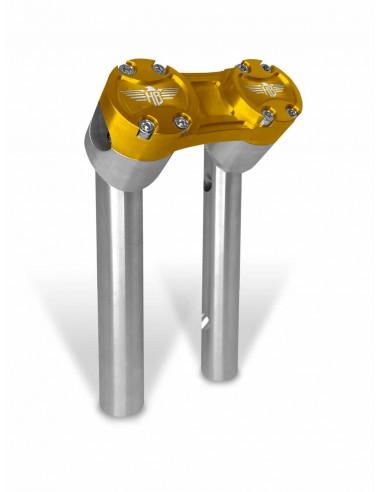 Riser Pullback 8" Argento/Oro