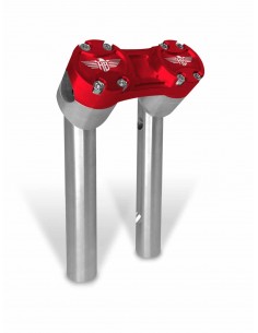 Riser Pullback 8" Argento/Rosso 1