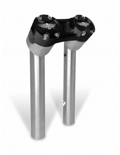 Riser Pullback 10" Argento/Nero