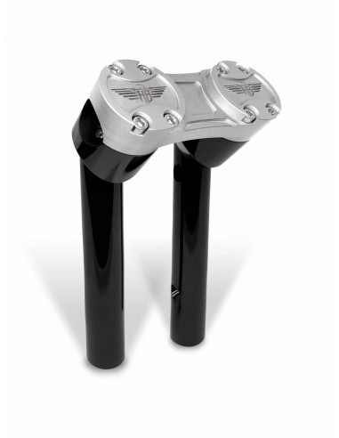 Riser Pullback 6" Nero/Argento