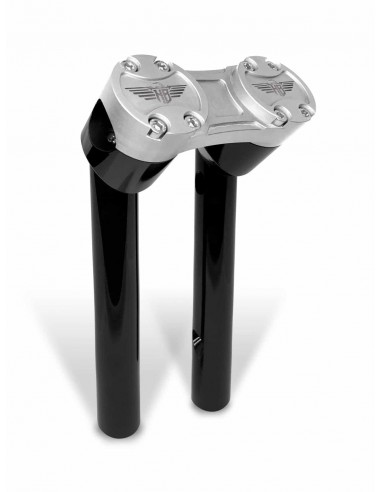 Riser Pullback 8" Nero/Argento