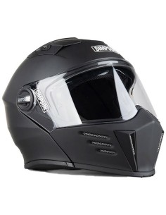 Casco Moto Modulare Simpson Darksome  Nero Opaco ECE 22.5