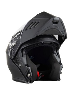 Casco Moto Modulare Simpson Darksome  Nero Opaco ECE 22.5 2