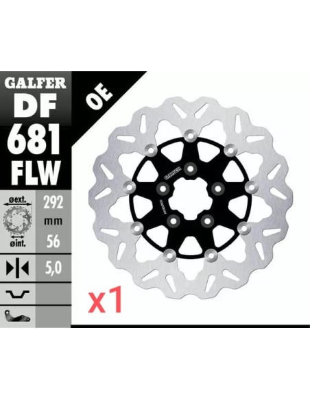 SET GALFER 3 dischi/3 pasticche
