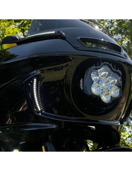 CUSTOM DYNAMICS LIGHTS FAIRING VENT AMBER/WHITE