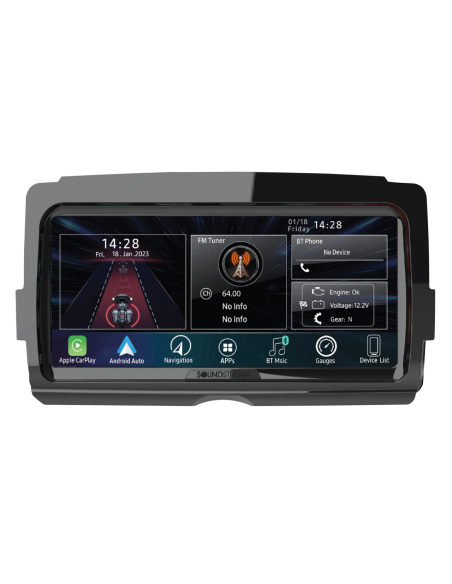 RADIO SOUNDSTREAM V2 PER HARLEY-DAVIDSON CON APPLE CAR PLAY E ANDROID AUTO