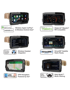 RADIO SOUNDSTREAM V2 PER HARLEY-DAVIDSON CON APPLE CAR PLAY E ANDROID AUTO 2