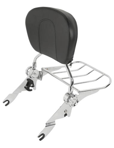 KIT SISSY BAR RECLINABILE E PORTAPACCHI A SGANCIO RAPIDO PER TOURING