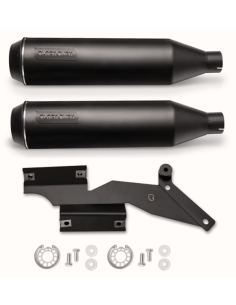 TERMINALI BLACK DUCK PER SOFTAIL MILWAUKEE EIGHT