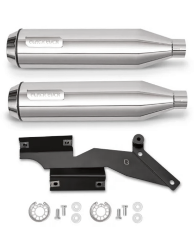 TERMINALI BLACK DUCK PER SOFTAIL MILWAUKEE EIGHT