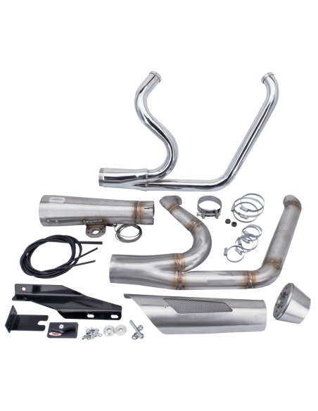 SISTEMA DI SCARICO REGOLABILE 2-IN-1 MCJ PER DYNA TWIN CAM