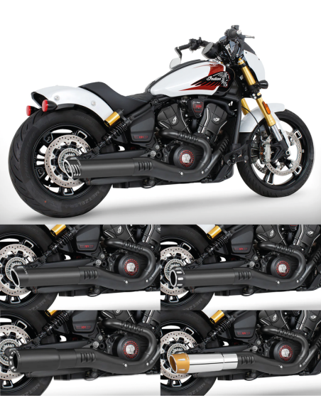 TERMINALI SLIP-ONS DA 4" PER INDIAN SCOUT 2025 A OGGI
