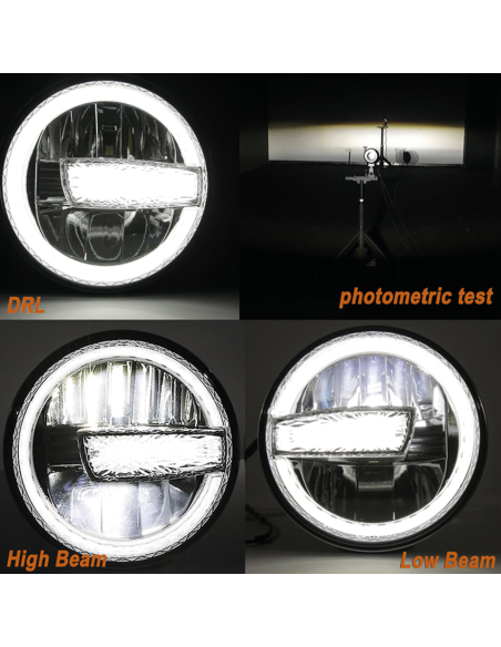 PARABOLA A LED WRANGLER DA 7"