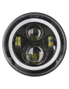 PARABOLA A LED  WRANGLER DA 7" CON ANELLO HALO