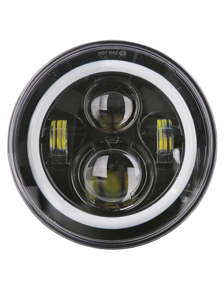 PARABOLA A LED  WRANGLER DA 7" CON ANELLO HALO