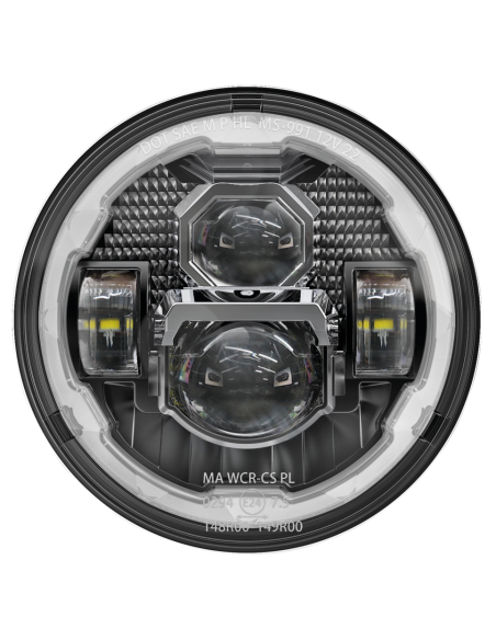 PARABOLA A LED VISOR DA 7" CON ANELLO HALO