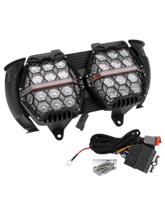PARABOLA A LED HONEYCOMB PER ROAD  GLIDE