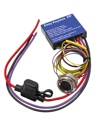 INTERRUTTORE DI ACCENSIONE ELEKTRONIKBOX SENZA CHIAVE TIPO RFID O CON IMPRONTA DIGITALE