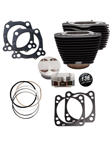 KIT CILINDRI S&S BIG BORE STROKER 131CI & 136CI PER MILWAUKEE EIGHT