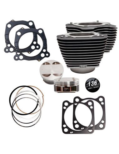KIT CILINDRI S&S BIG BORE STROKER 131CI & 136CI PER MILWAUKEE EIGHT