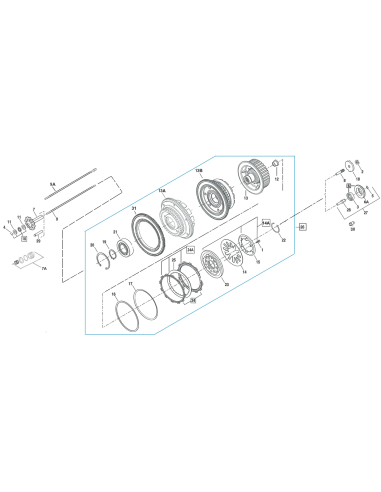 PARTI PER FRIZIONE STANDARD SU BIG TWIN EVOLUTION 1998-2000 & TWIN CAM 1999-2017