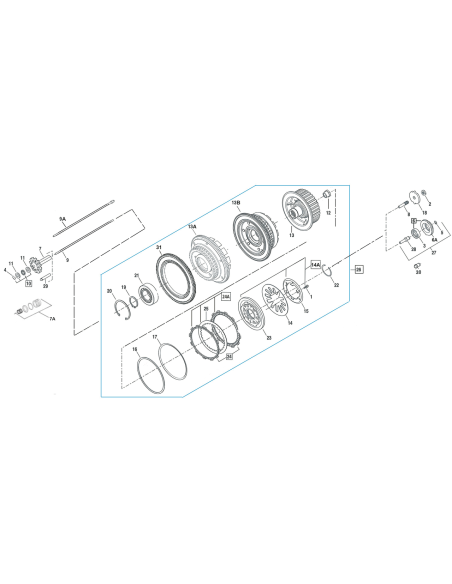 PARTI PER FRIZIONE STANDARD SU BIG TWIN EVOLUTION 1998-2000 & TWIN CAM 1999-2017